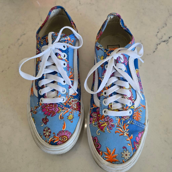 Vans Shoes - Women's Vans Old Skool Liberty Floral Collection Sneakers US 8
